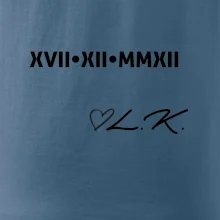 Dátum výročia a iniciály