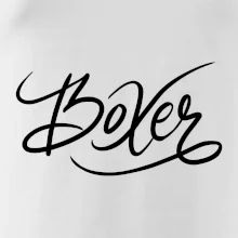 Boxer - nápis okrasný