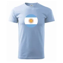 Argentína vlajka guľatá