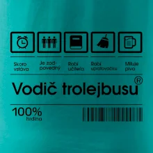 Čiarový kód - Vodič trolejbusu Čiarový kód - Vodič trolejbusu