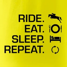 Ride Eat Sleep Repeat Kôň