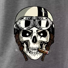 Motorkárska helma a cigara