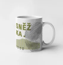 Sněžka - vrstevnice otisk