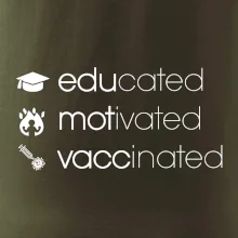 Educated motivated vaccinated Educated motivated vaccinated