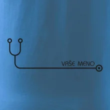 Doktor a sestrička - stetoskop s menom