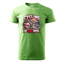Bicykel medzi horami eat sleep repeat