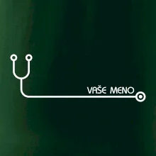 Doktor a sestrička - stetoskop s menom