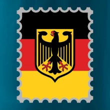 Nemecká známka - vlajka