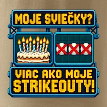 Moje sviečky viac ako moje strikeouty