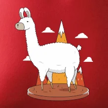 Alpaka kreslená Alpaka kreslená