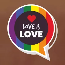 Love is love bublina