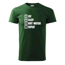Eat Sleep Buy watch Repeat Eat Sleep Buy watch Repeat
