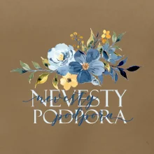 Nevesty podpora kvety modré