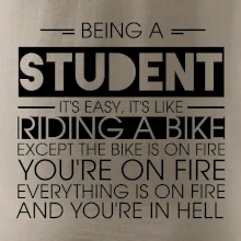 Being a student - bike Being a student - bike