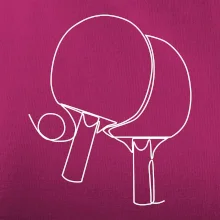 Rakety na stolný tenis jedným ťahom