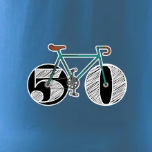 Narodeniny 50 rokov na bicykli