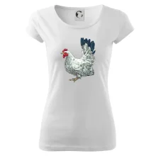 Sliepka kreslená biela