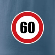 Dopravná značka - obmedzenie rýchlosti 60