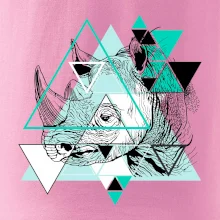 Biely nosorožec (Pecka design)