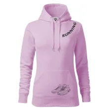 Running nápis šikmo