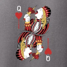 Srdcová Kráľovná kreslená (Pecka Design)