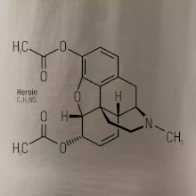 Molekulárna štruktúra Heroín Molekulárna štruktúra Heroín
