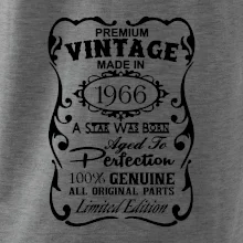 Vintage Etiketa - 1966