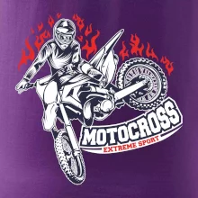 Motocross extreme sport fire