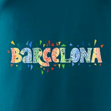 Barcelona Farebný nápis