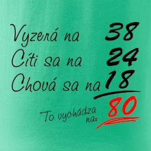 Vyzerá, cíti sa, chová sa - 80 rokov