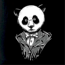 Panda gentleman Panda gentleman