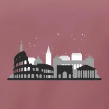 Rím silueta pamiatky