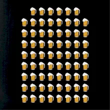 Narodeniny - 70x pivo