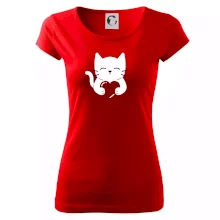 Mačka drží srdce Mačka drží srdce