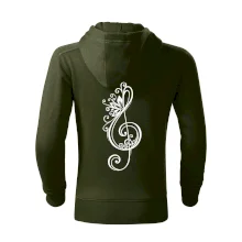 Husľový kľúč kvety Husľový kľúč kvety