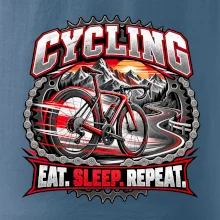 Bicykel medzi horami eat sleep repeat