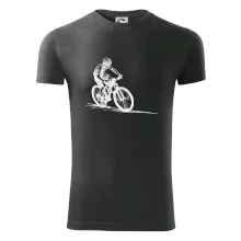 MTB kreslený cyklista MTB kreslený cyklista