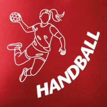 Handball nápis šikmo 1