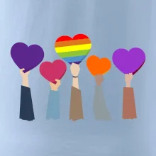 LGBT ruky srdce