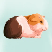 Morča - kreslené z boku