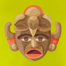 Mayové maska černoch