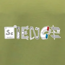 Science věda nápis
