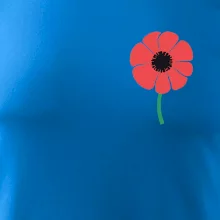 Vlčí mak ikonka na prsníku