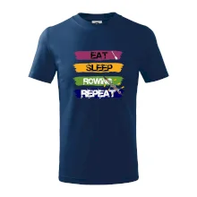 Eat sleep rowing repeat farebné