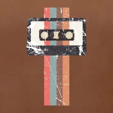 Retro kazeta - pruhy