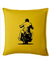 Motorkář na zádech - chopper