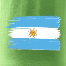 Argentína vlajka kreslená štetkou
