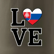 Love Slovenská vlajka