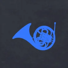 Blue French Horn Blue French Horn