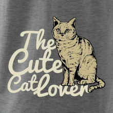 The cute cat lover